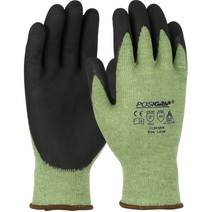 PIP West Chester 713KSSN PosiGrip Seamless Knit Aramid Blended Glove - Nitrile Coated, Box of 12