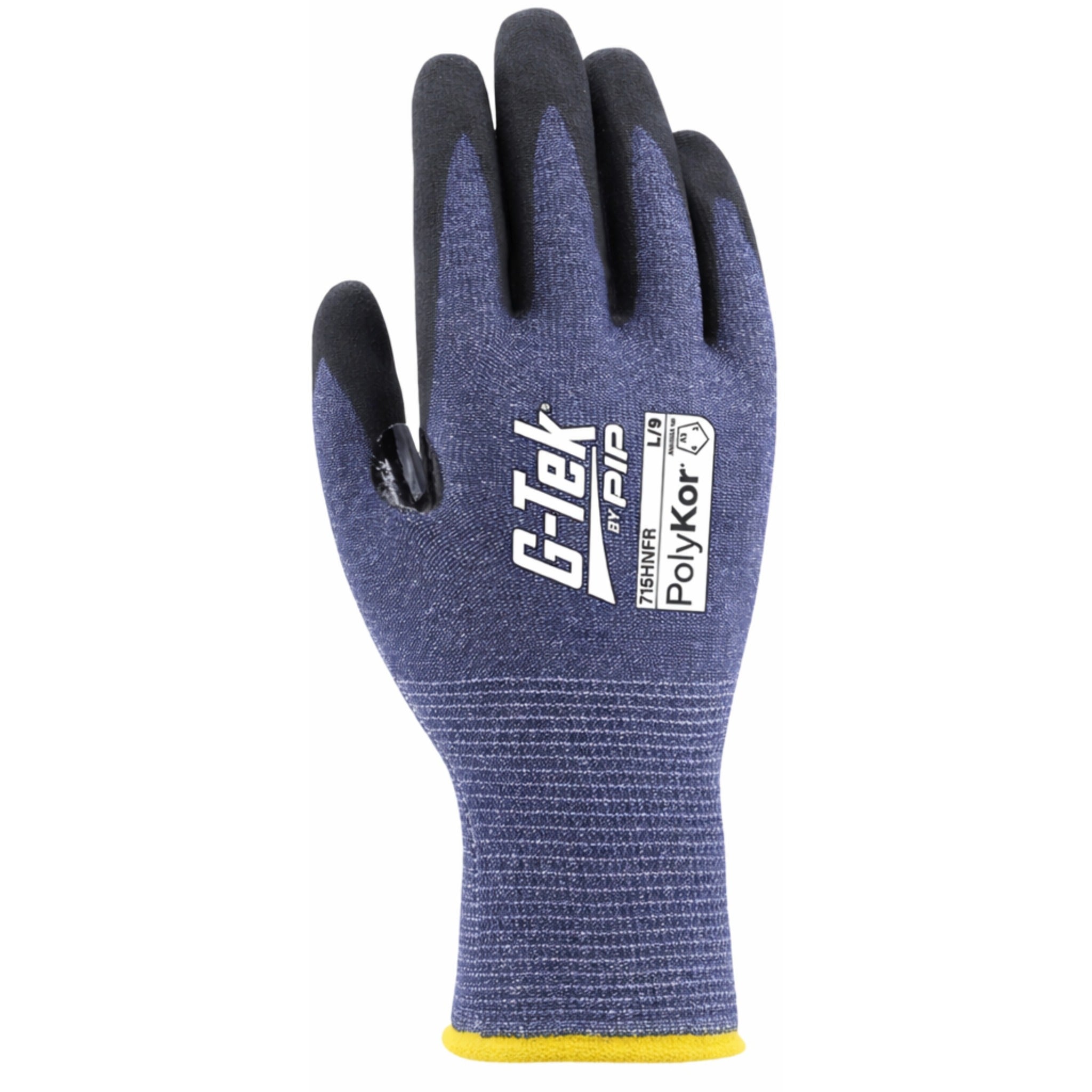 PIP Barracuda 715HNFR Nitrile Grip with PolyKor Fiber Glove-Back_Image