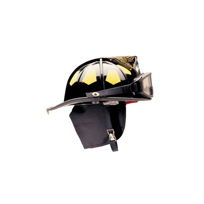 Bullard Traditional Firedome Helmet with Goggles and Brass Eagle