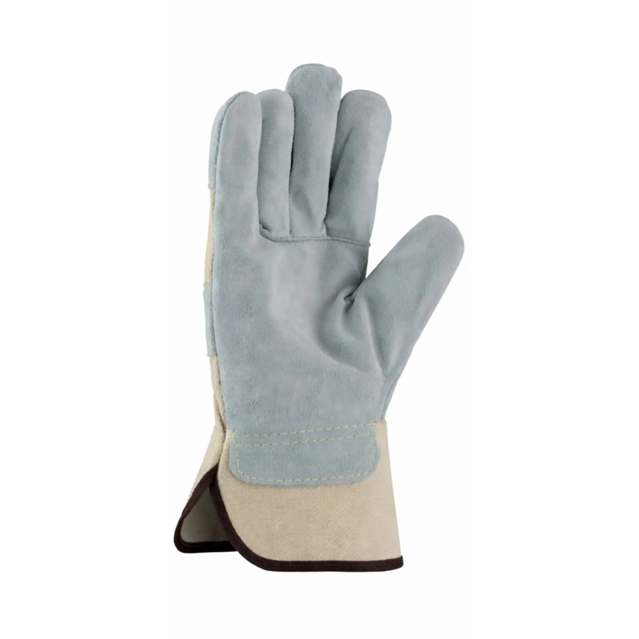 PIP 80-8800 Heavy Side Split Leather & Canvas Kevlar Stitching - Safety Cuff_Front