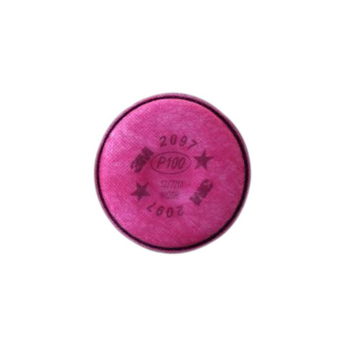 3M 2097 P100 Particulate Filter with Nuisance Level Organic Vapor Relief, Case of 100
