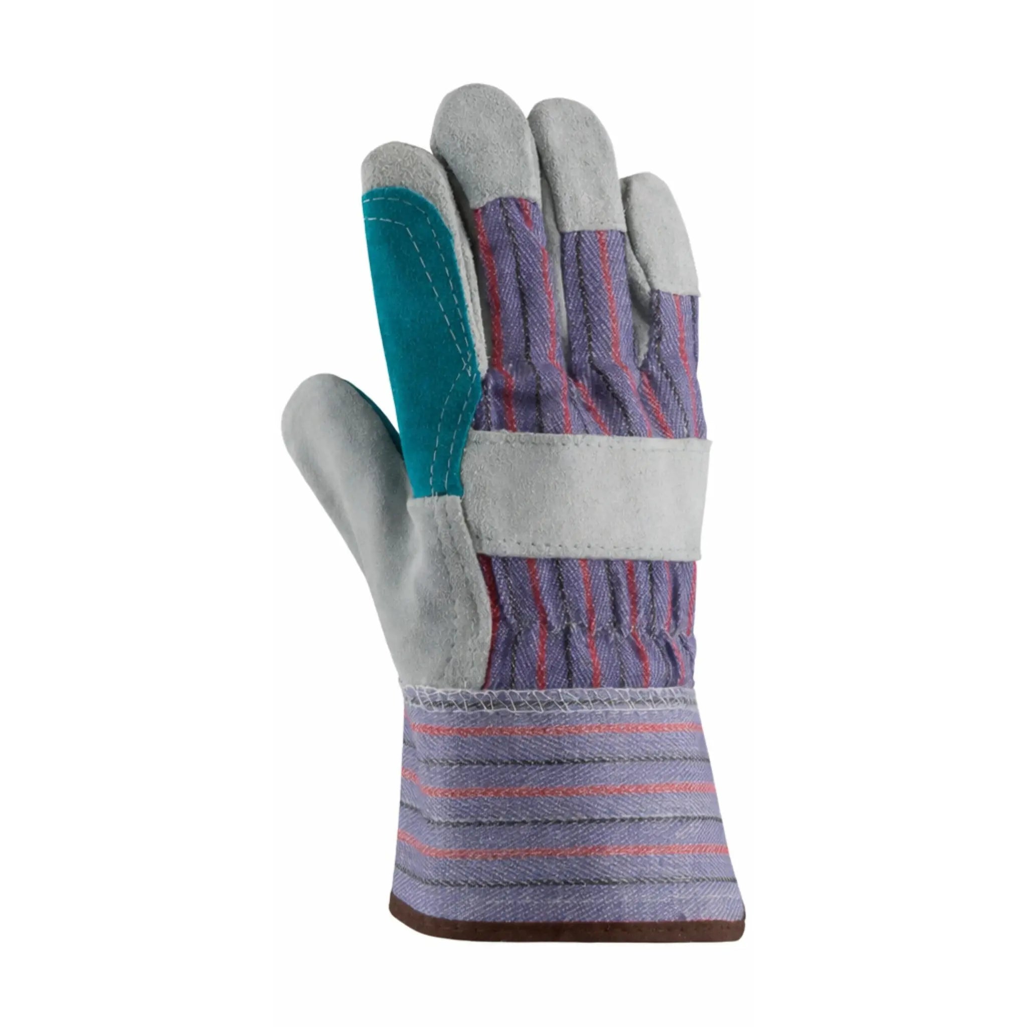 PIP 84-7533J B/CGrade Leather Double Palm Jointed Inner Palm Rubberized Safety Cuff_Back_Image