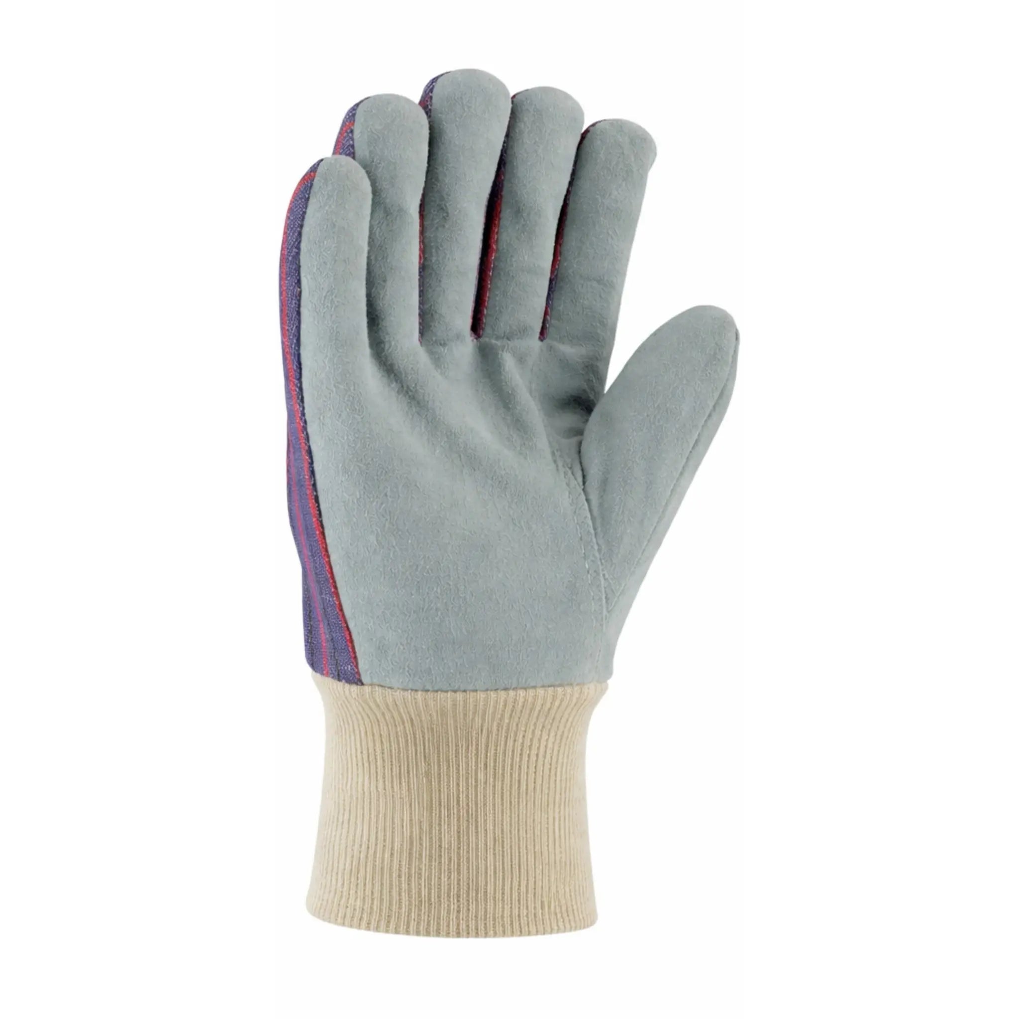PIP 86-4104 Regular Grade Leather Palm Glove, Knitwrist, Men's Fit-Front_Image