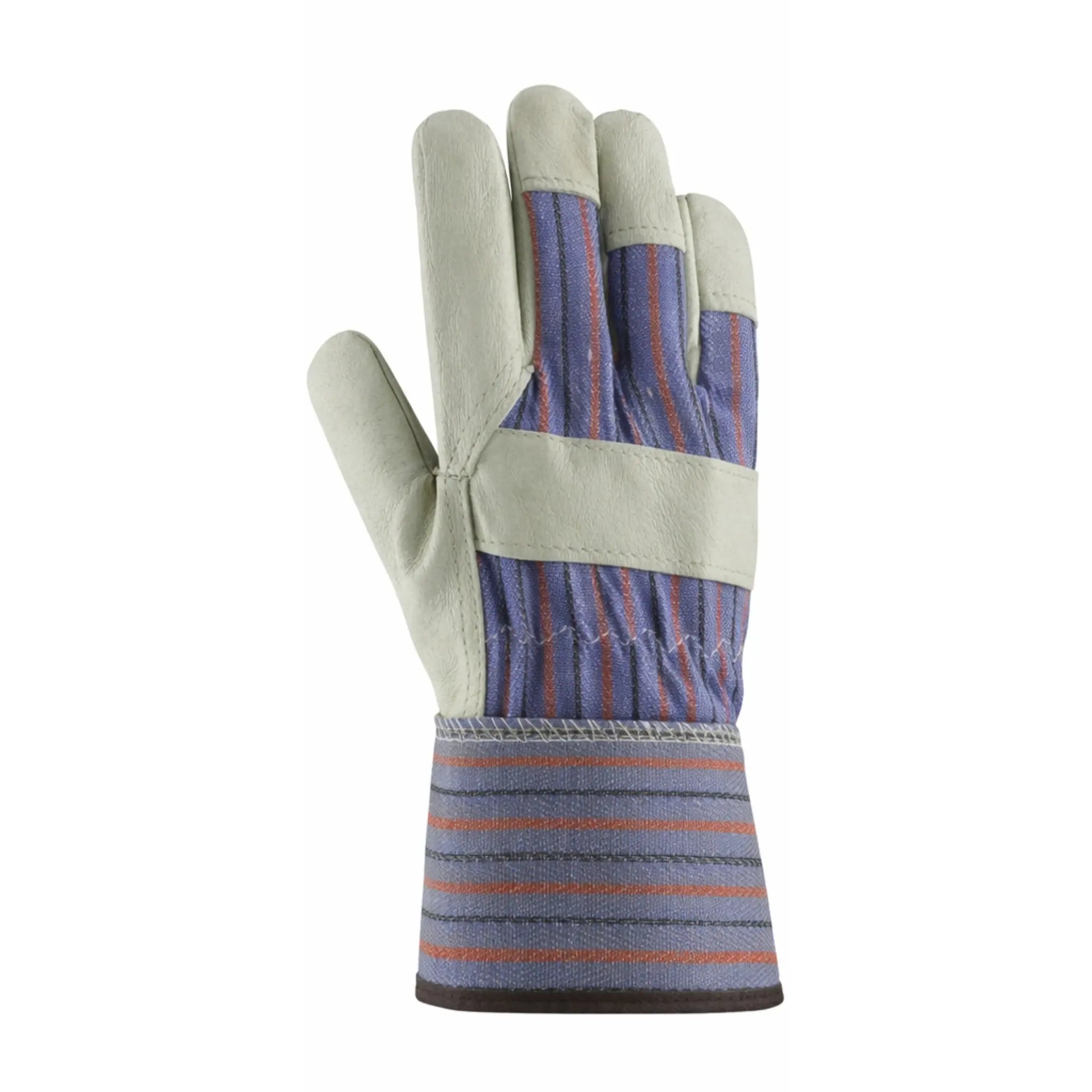 PIP 87-3563 Premium Grade Top Grain Leather Palm Glove - Safety Cuff_Back