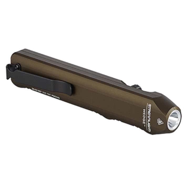 Streamlight Wedge 88811 Slim High Performance Rechargeable EDC Flashlight, Coyote, One Size, 1 Box Each
