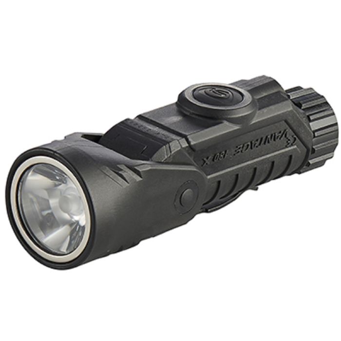 Streamlight Vantage 180X 88913 USB Rechargeable Helmet Mounted Right Angle Firefighter LED Flashlight, Black, One Size, 1 Box Each