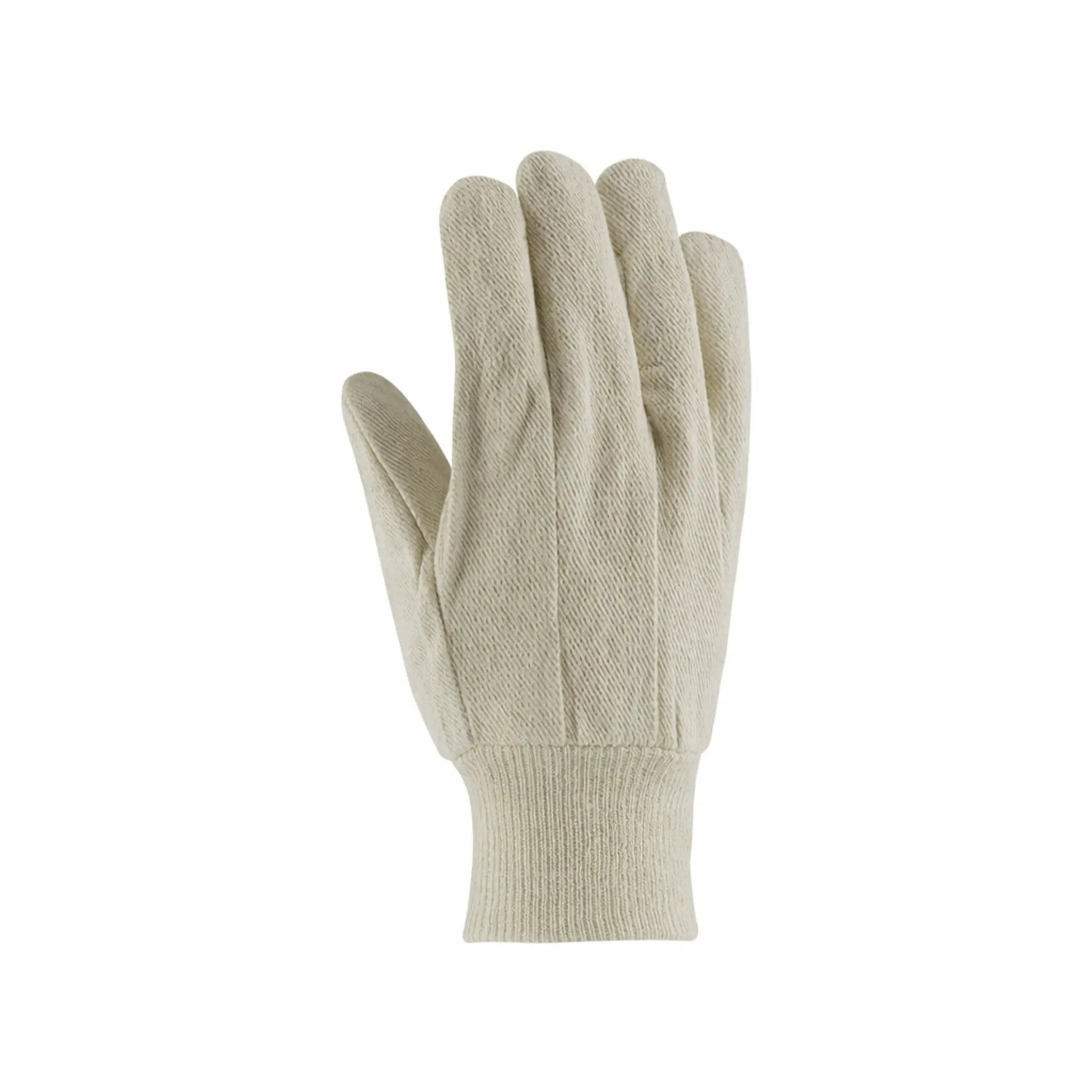 PIP 90-908I Economy Grade Cotton/Polyester Canvas Single Palm Glove, Knit Wrist_Back_Image