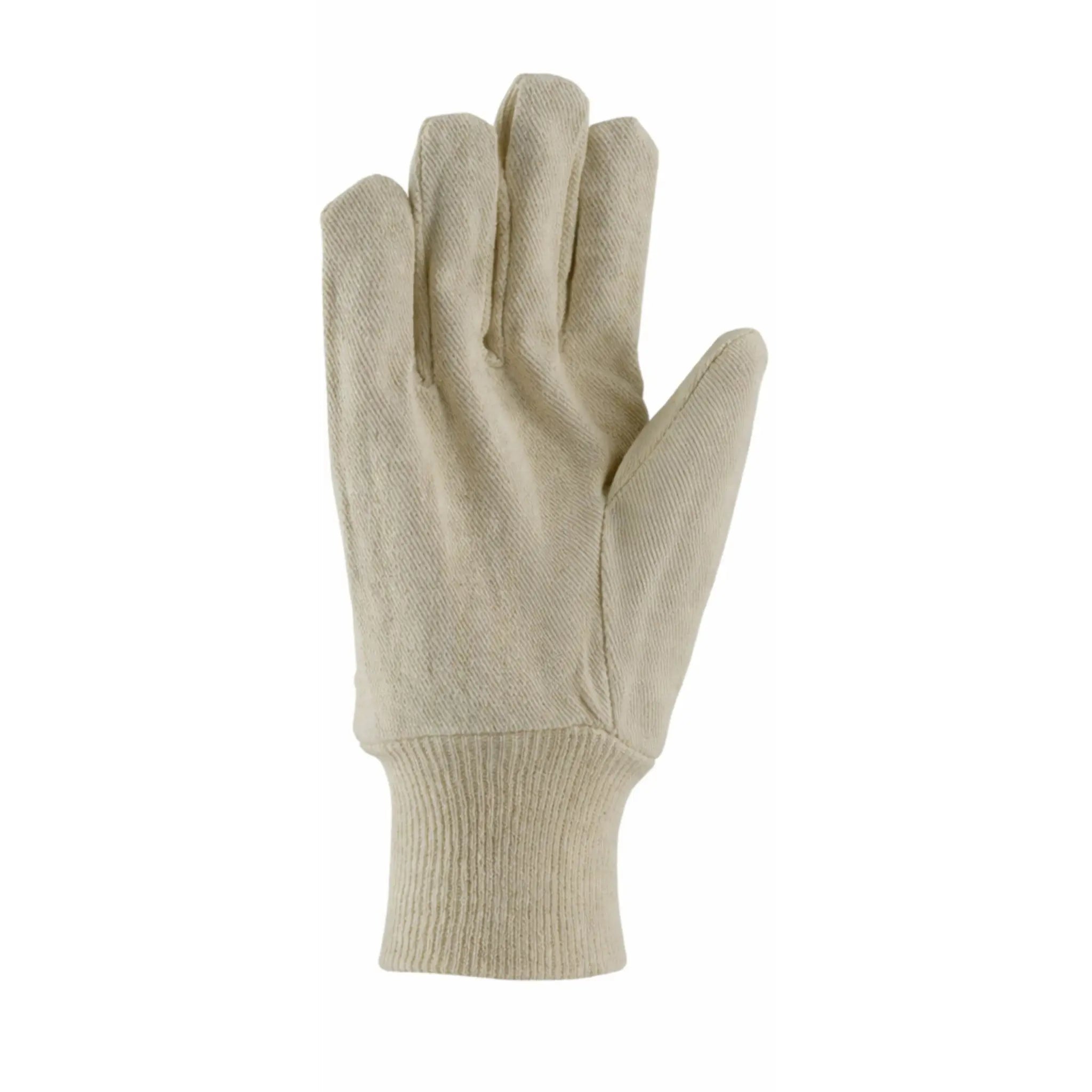 PIP 90-912I Economy Grade Cotton/Polyester Canvas Single Palm Glove, Knit Wrist_Front_Image