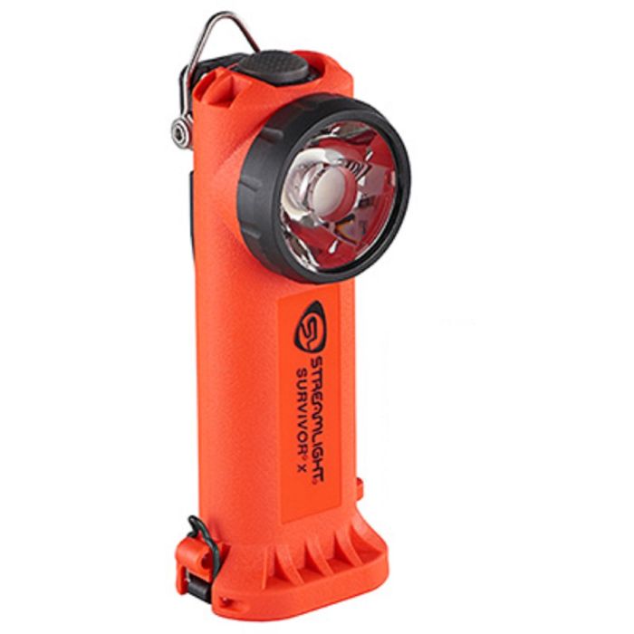 Streamlight Survivor X 90044 USB Rechargeable Right Angle Flashlight, Orange, One Size, 1 Each