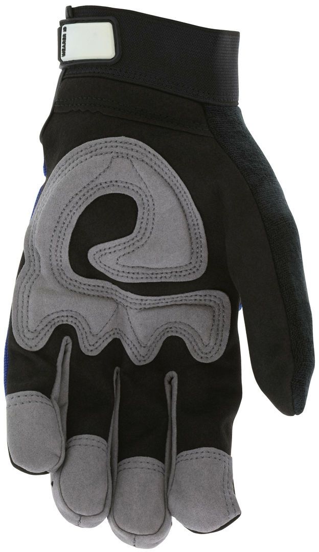 MCR Safety 905 Synthetic Leather Palm Mechanics Gloves, Blue, 1 Each