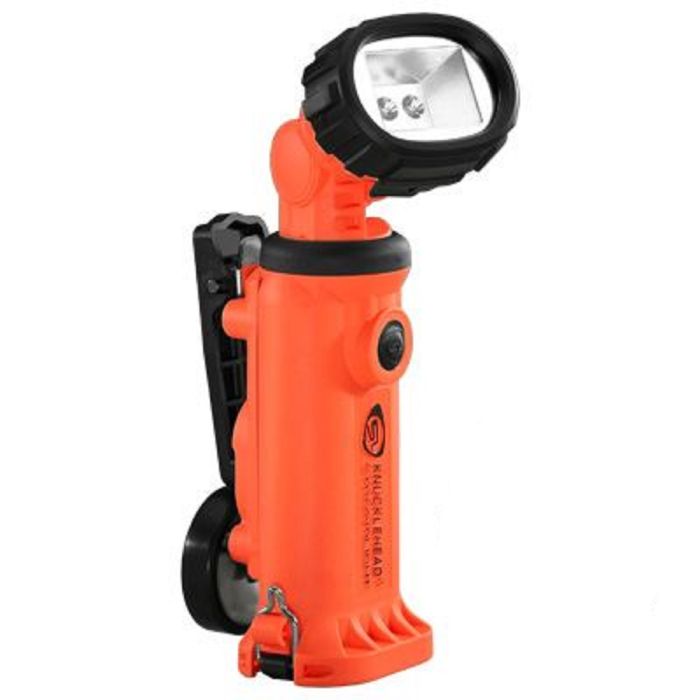 Streamlight Knucklehead 90657 Div 2 Flood Multi Purpose Work Light With Articulating Head, Includes Clip, Orange, One Size, 1 Each