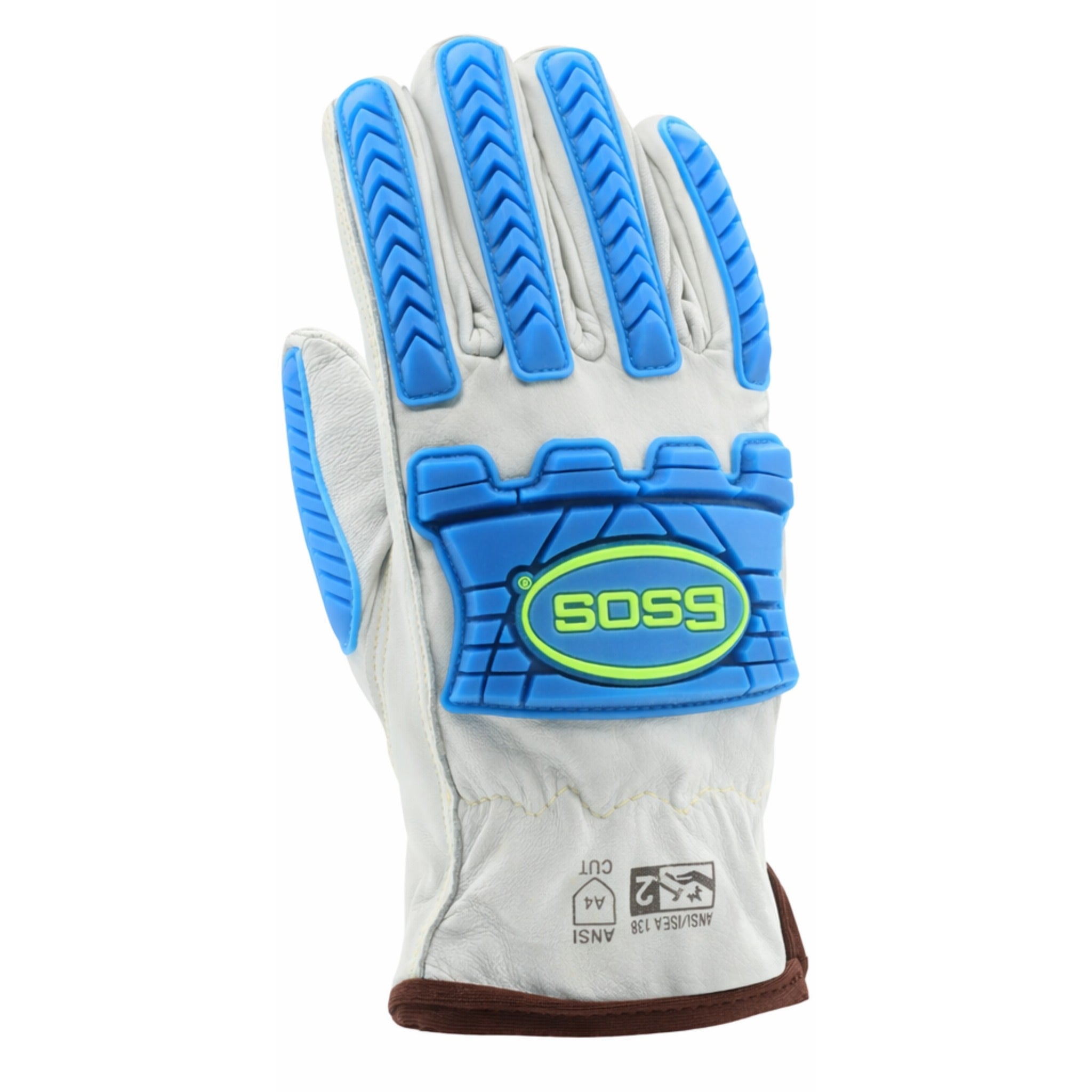 PIP West Chester 9120 Boss Top Grain Sheepskin Leather Drivers Glove with Impact Protection and Aramid Blend Lining-Back_Image
