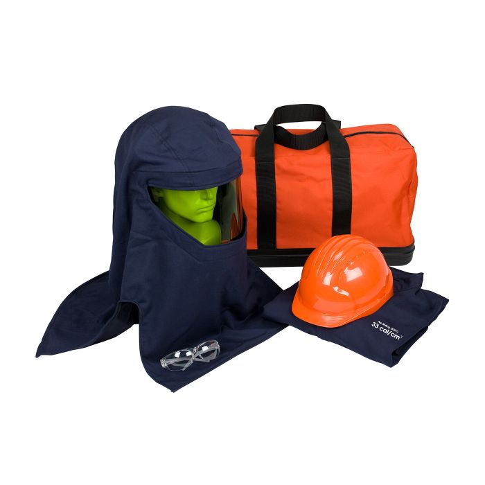PIP PPE 3 Arc Flash Kit - 33 Cal/cm2 Coveralls Carrybag Color Blue