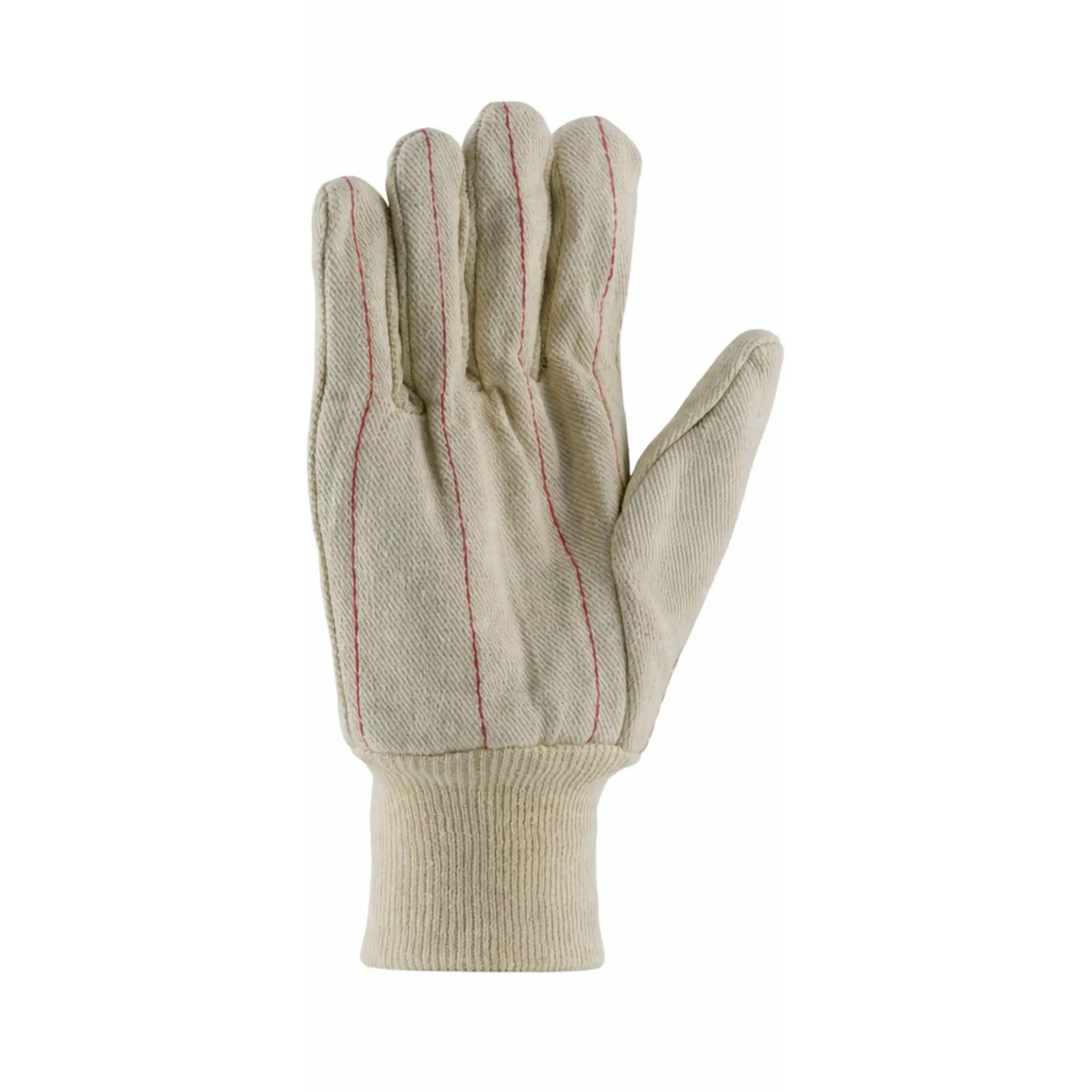PIP 92-918 Cotton Canvas Double Palm Glove with Nap-In Finish, Knit Wrist-Main_Image