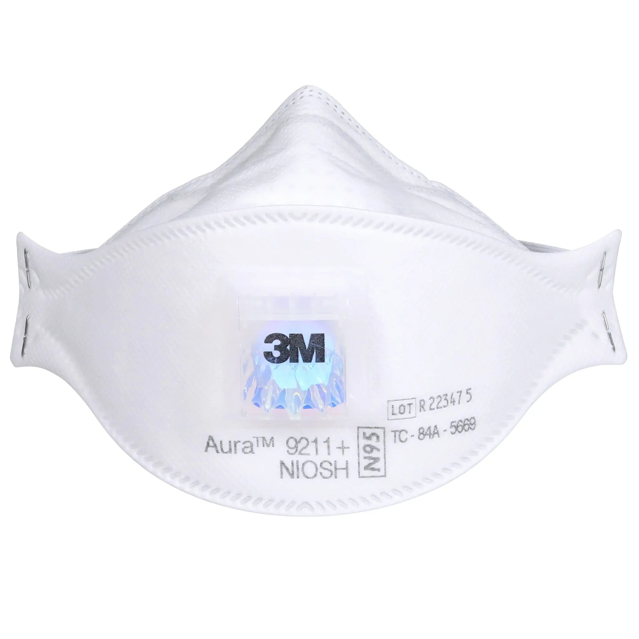 3M Aura 9211PLUS Particulate Respirator N95, White, Standard, 1 Each 