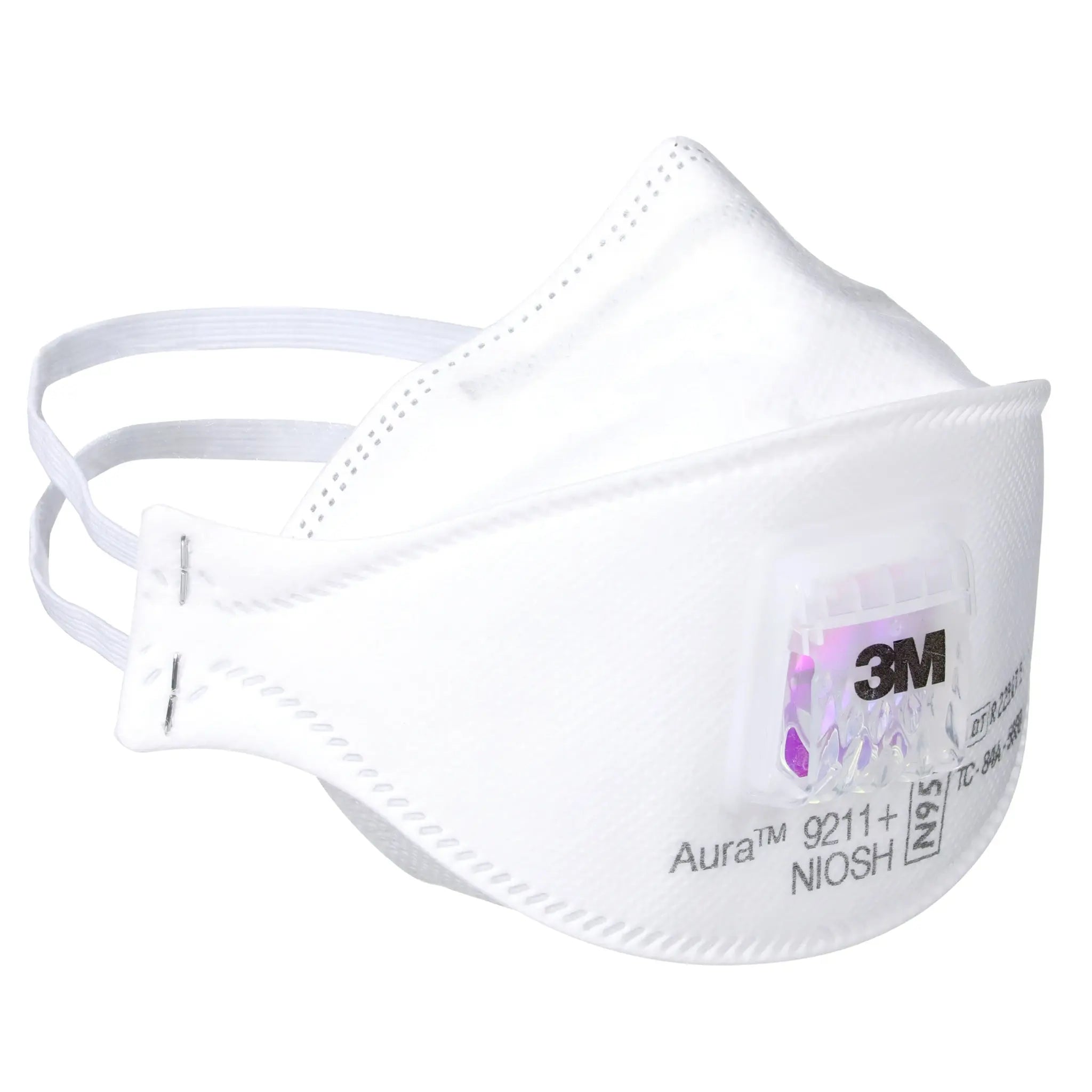 3M Aura 9211PLUS Particulate Respirator N95, White, Standard, 1 Each 