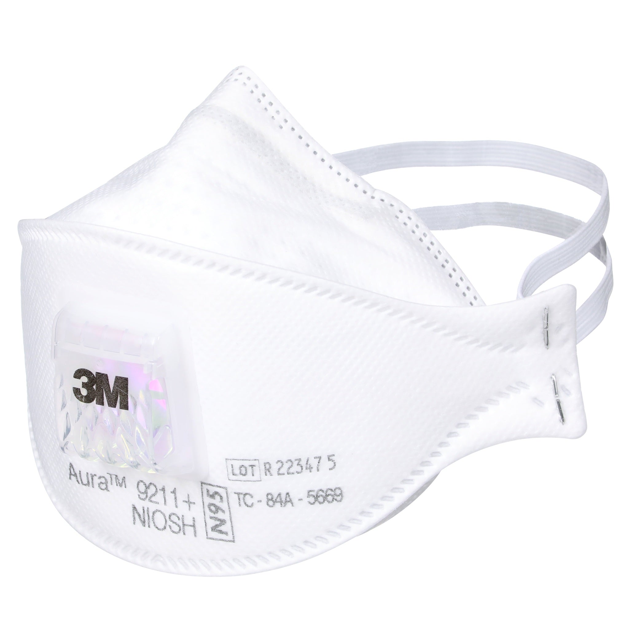 3M Aura 9211PLUS Particulate Respirator N95, White, Standard, 1 Each 