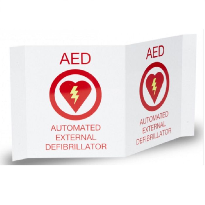 Zoll AED Plus 3-D Wall Sign