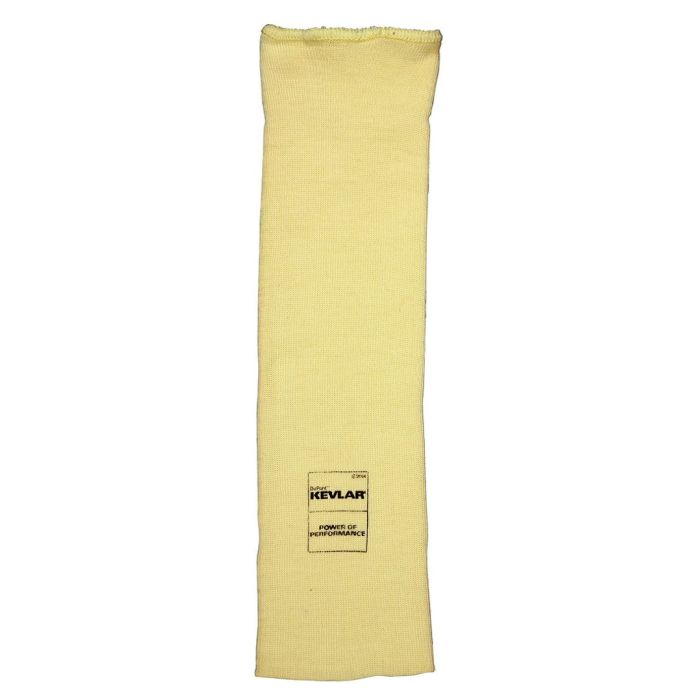 MCR Safety Cut Pro 9374 Double Ply DuPont Kevlar Cut Resistant Sleeves, Yellow, One Size, Box of 10