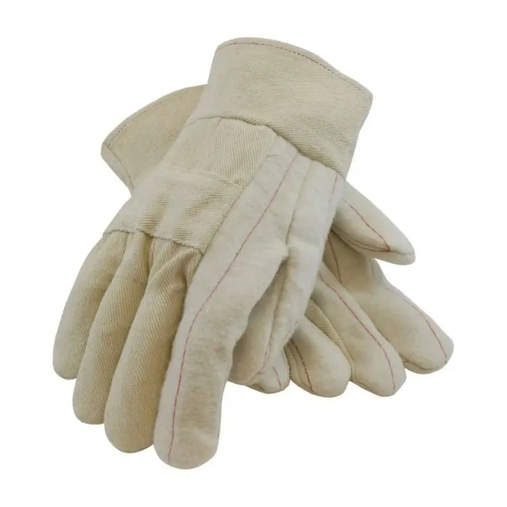 PIP 94-928 28 Oz Premium Grade Hot Mill Glove with Three-Layers of Cotton Canvas and Burlap Liner-Flat