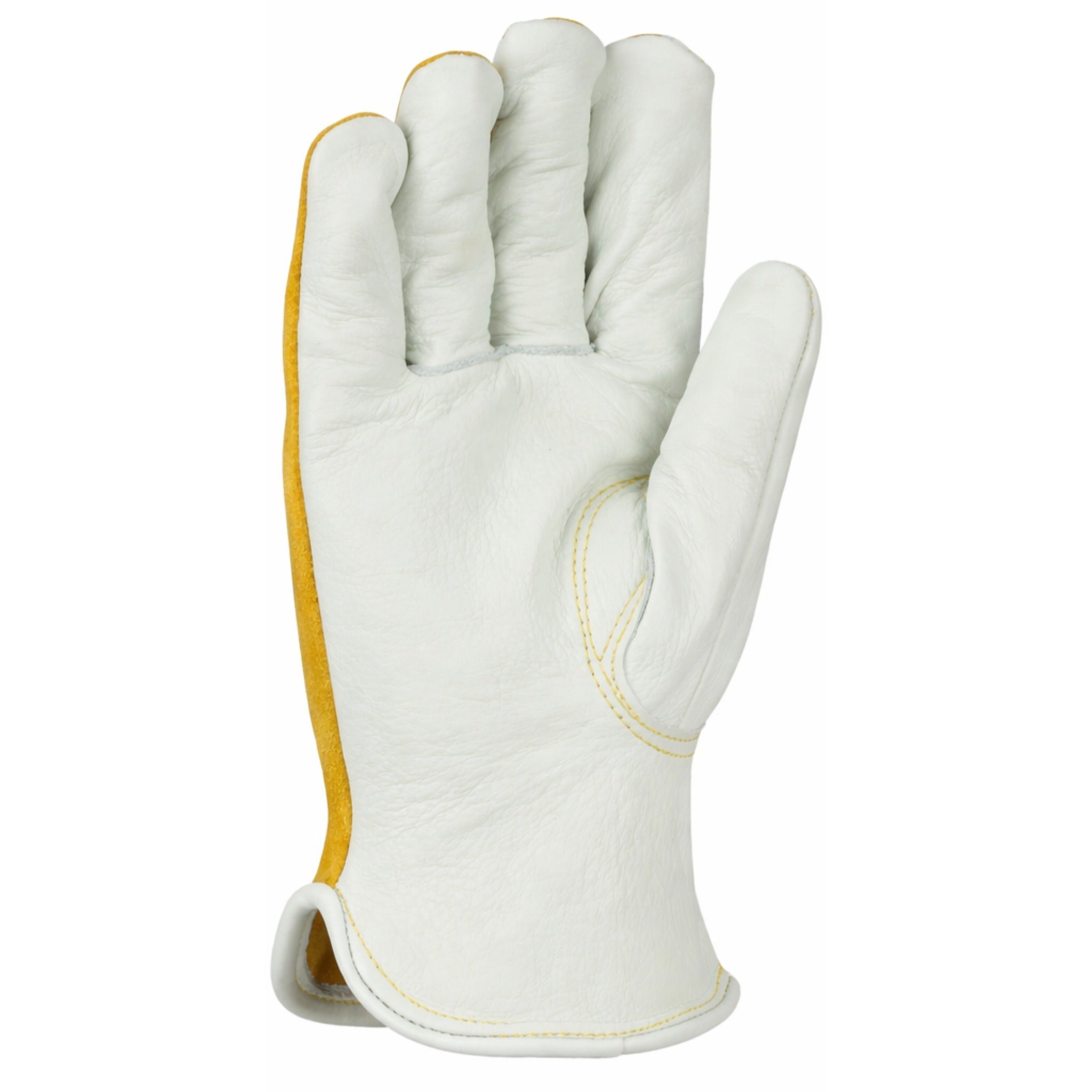 PIP Ironcat 9414 Premium Grade Top Grain Cowhide Leather Drivers Glove with Split Cowhide Back-Front_Image