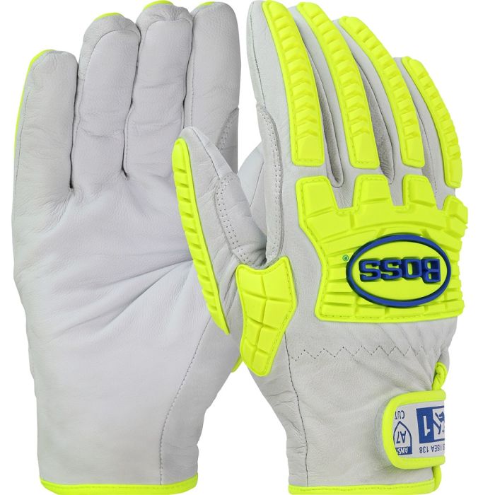 PIP Boss 9916 Goat TPR Driver's Glove With A7 Lining On Palm, 1 Pair