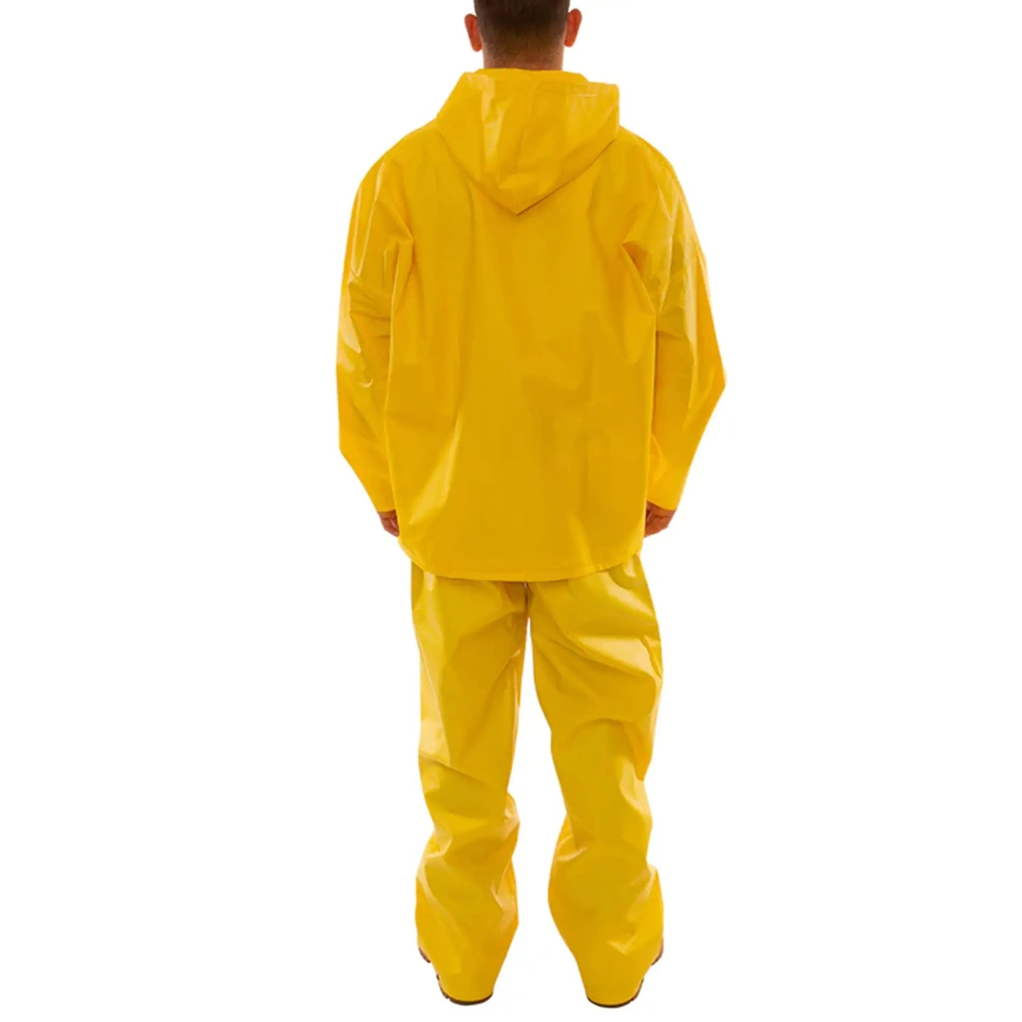 Tingley Rubber Corp S56307 30-Inch DuraScrim PVC And Polyester Rain Suit, 10.5 mil, Yellow, 1 Each