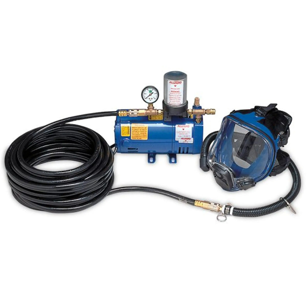 ALLEGRO INDUSTRIES 9200-03 Three‐Worker Full Mask System, 50' Airline Hoses, 1 Each, 2nd image