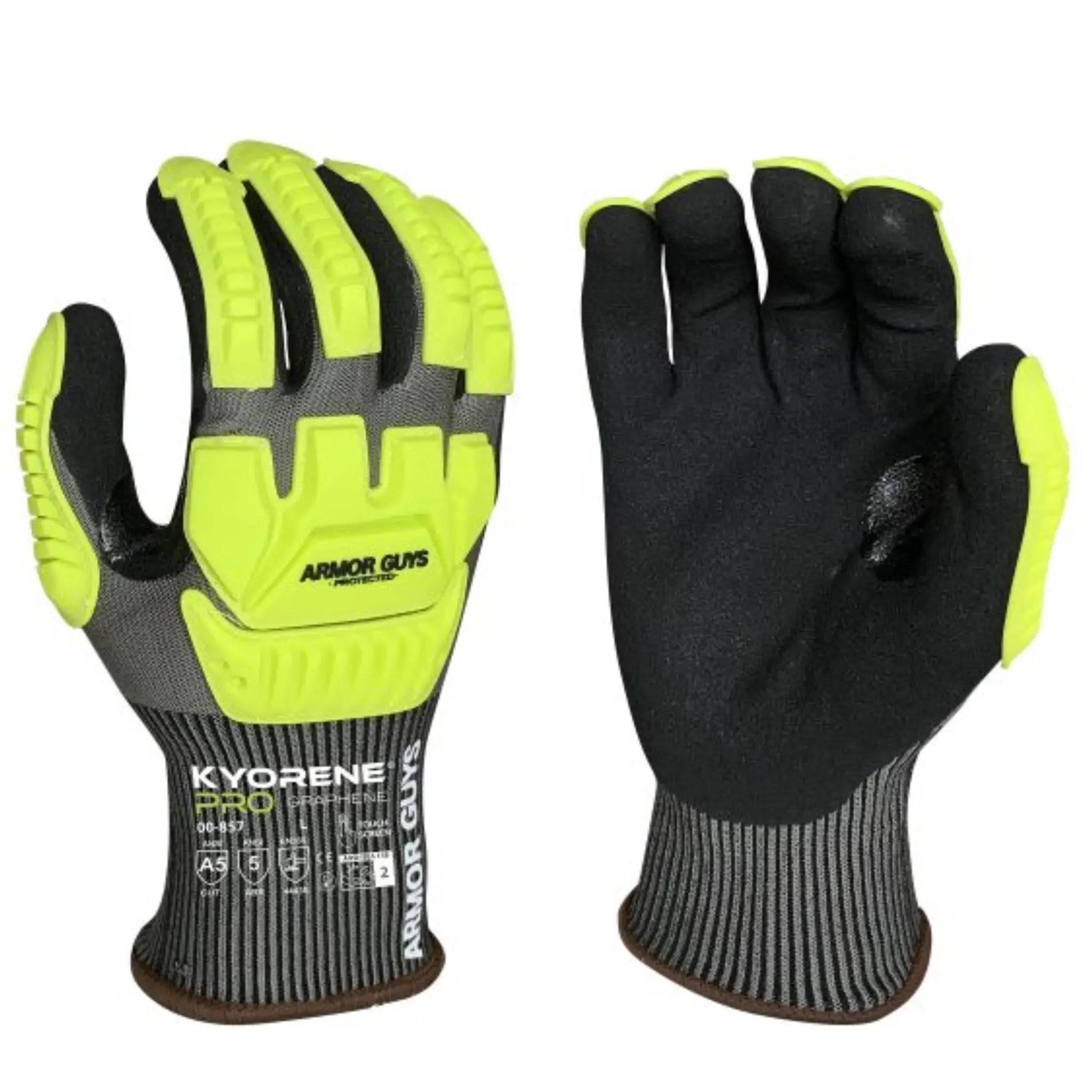 Armor Guys Kyorene Pro 00-857 Impact Protection Gloves, Gray, 1 Dozen 