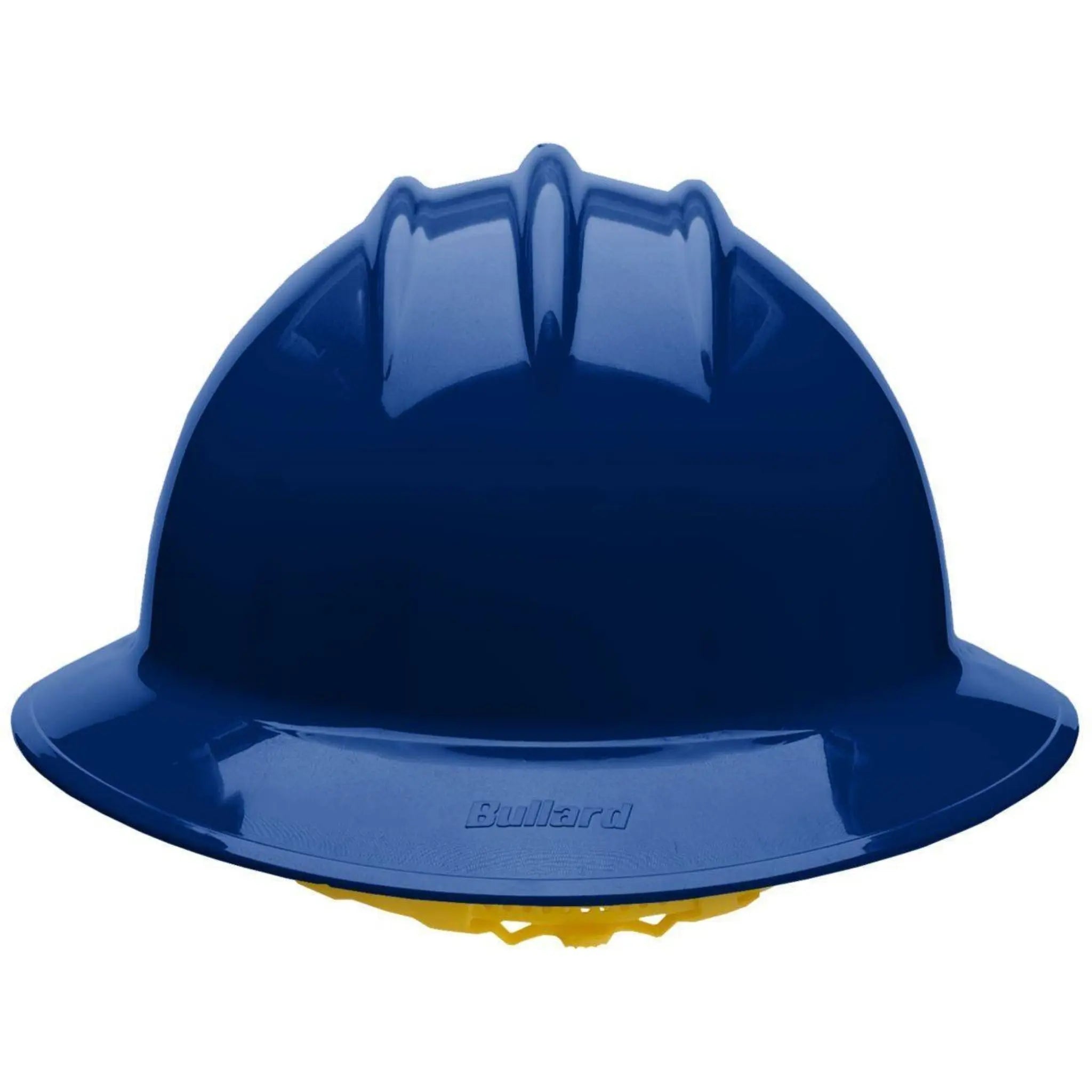 Bullard C33 33NBP 6pt Pinlock Classic Full Brim Style Navy Blue Hard Hat 20/Case, Front View