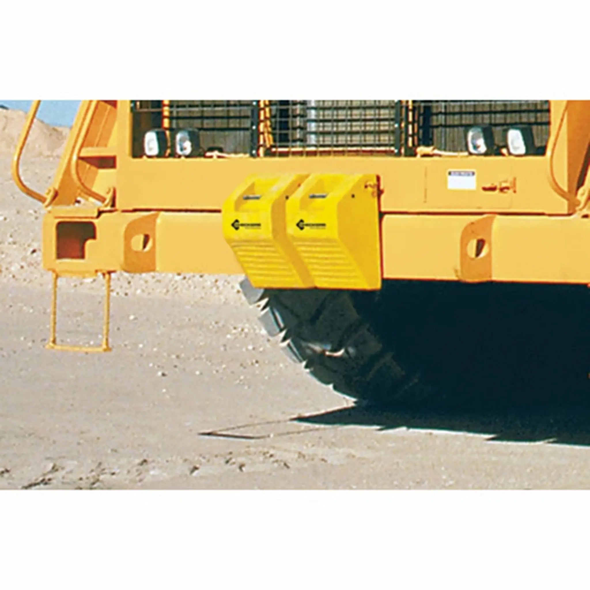 Checkers MC3012 Wheel Chock, Yellow, 1 Each 