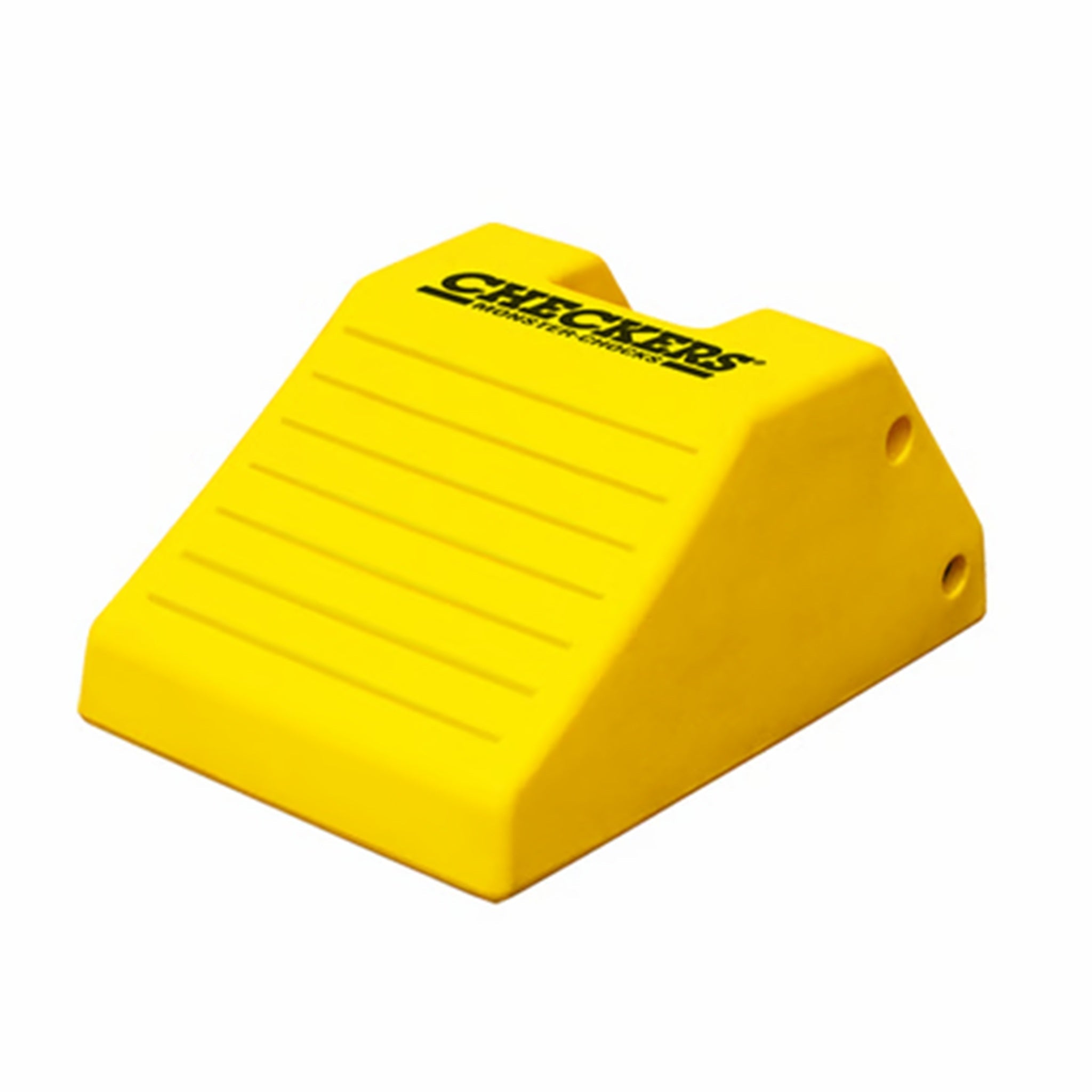 Checkers MC3012 Wheel Chock, Yellow, 1 Each 