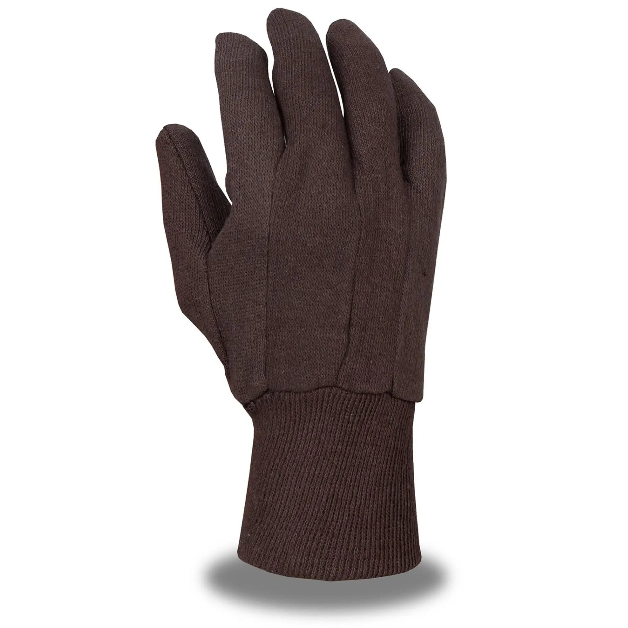 Cordova Safety 1410C Mens Standard-Weight Jersey Gloves, Brown, Back