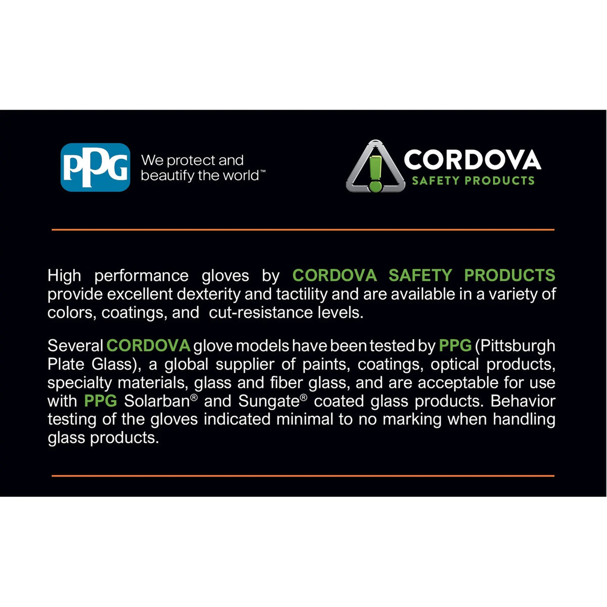Cordova ION-A4 3702XL High-Performance Polyethylene Gloves, Mandarin Orange, X-Large, 1 Pair, 6th Image