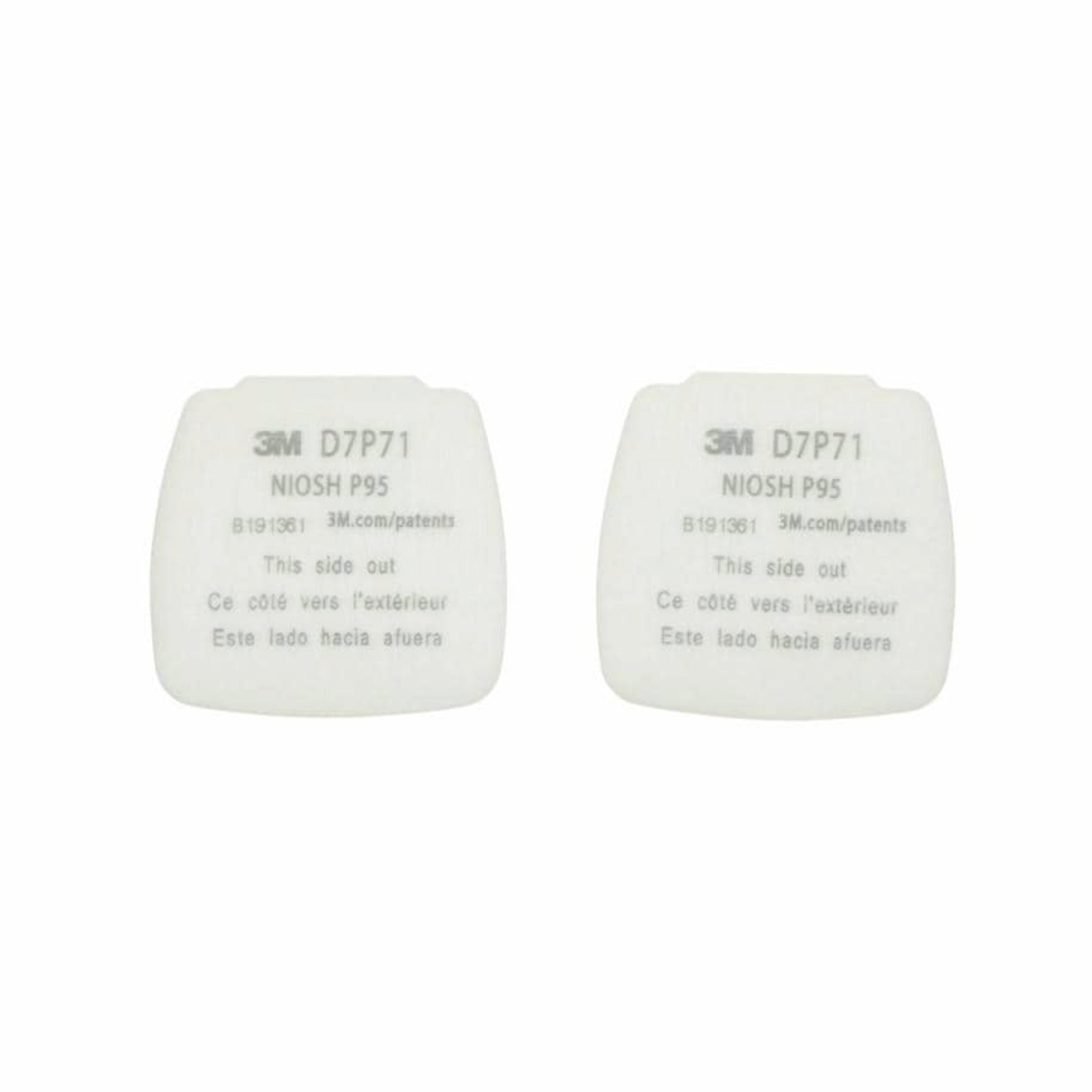 3M D7P71 Secure Click Particulate Filter P95-main-Image