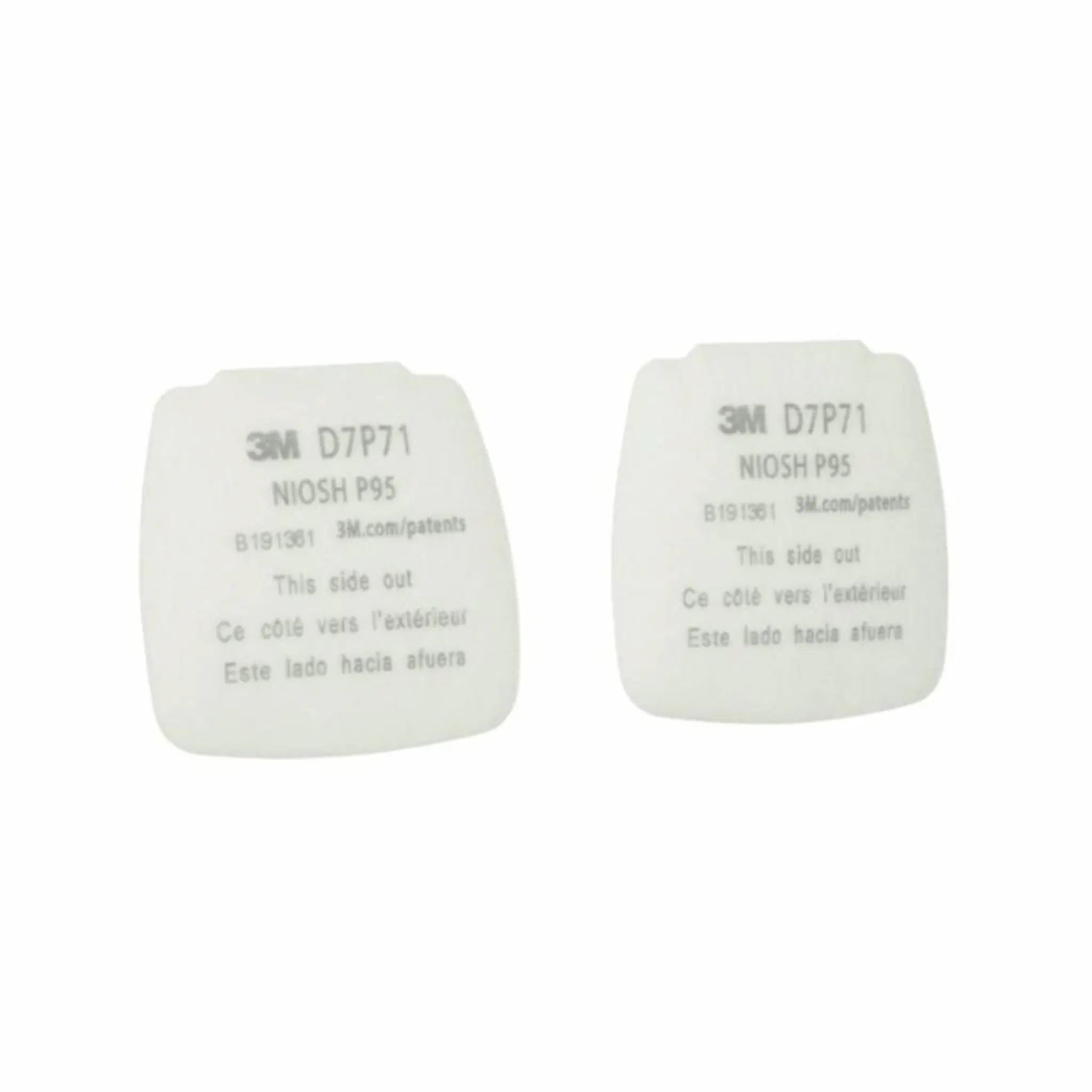 3M D7P71 Secure Click Particulate Filter P95-Right