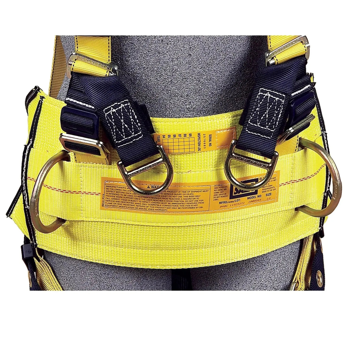 3M DBI-SALA Derrick Belt, Pass Thru Buckle Connection 1000544, Large, 1 EA, Closeup