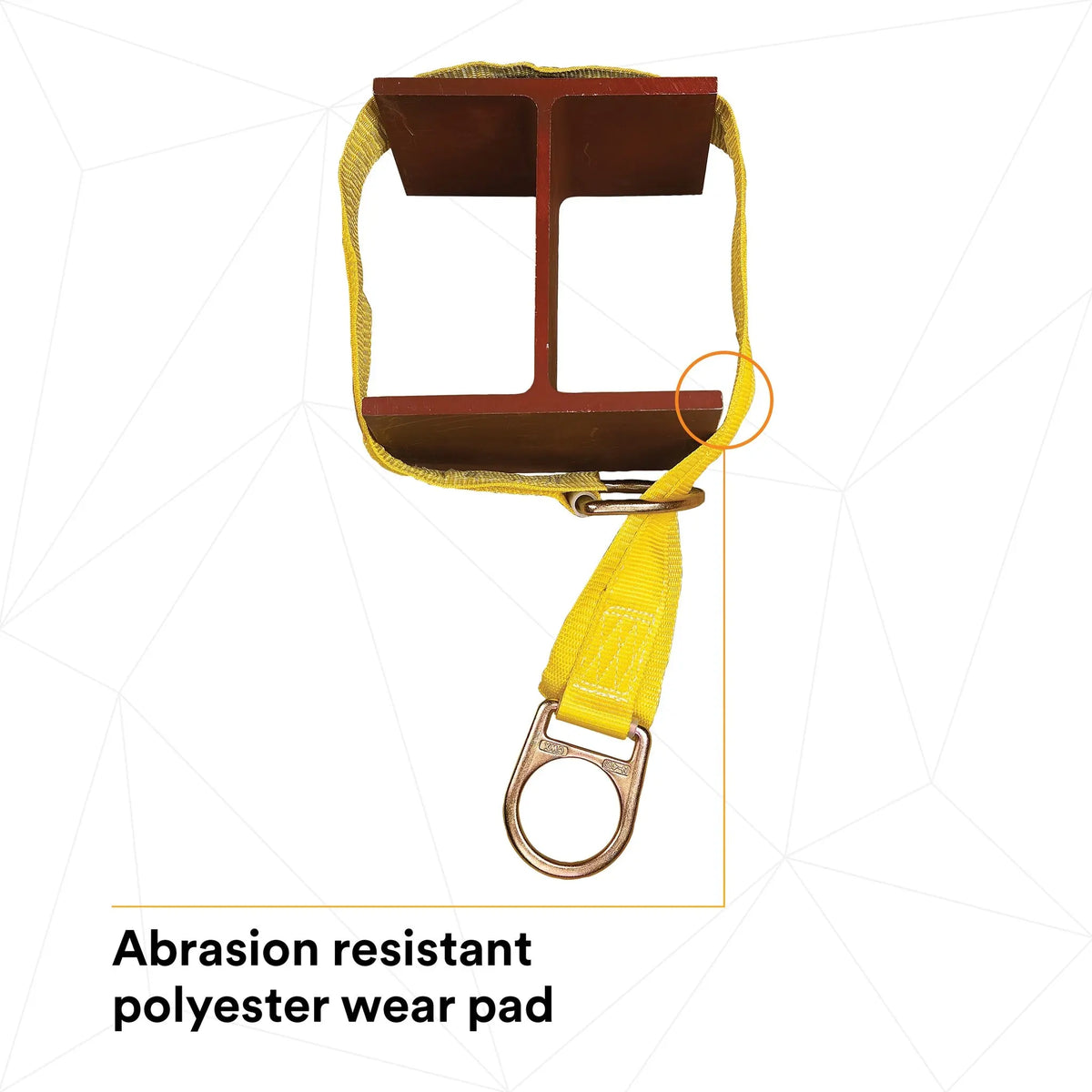 3M DBI-SALA Pass-Thru Web Tie-Off Adapter Anchor 1002009, Polyester, 9 ft, 1 Each, 6th Image