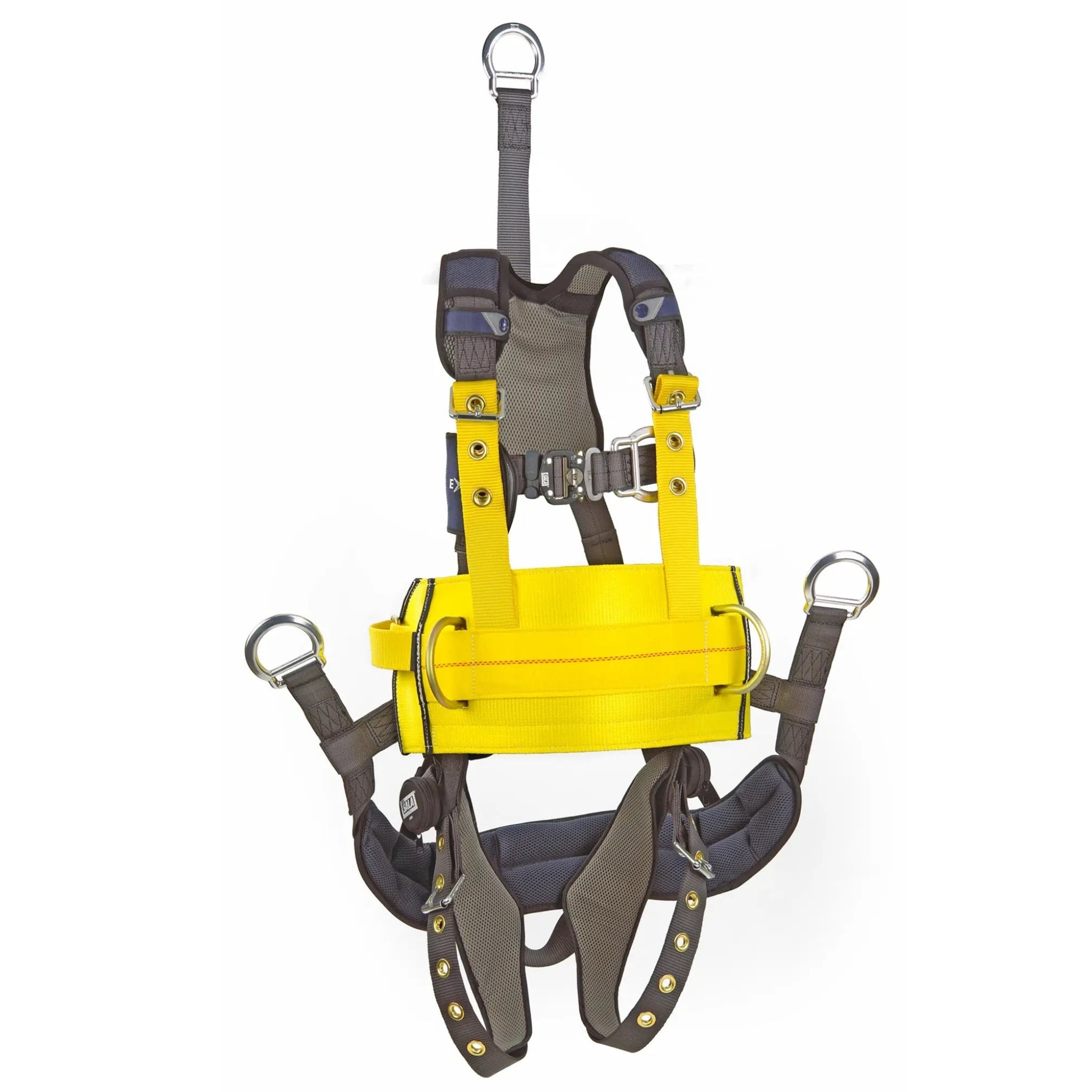 3M DBI-SALA Derrick Tongue Buckle Positioning Belt with Tongue Buckle Harness Connector 1003224, Yellow, 3X, 1 Each, Main Image