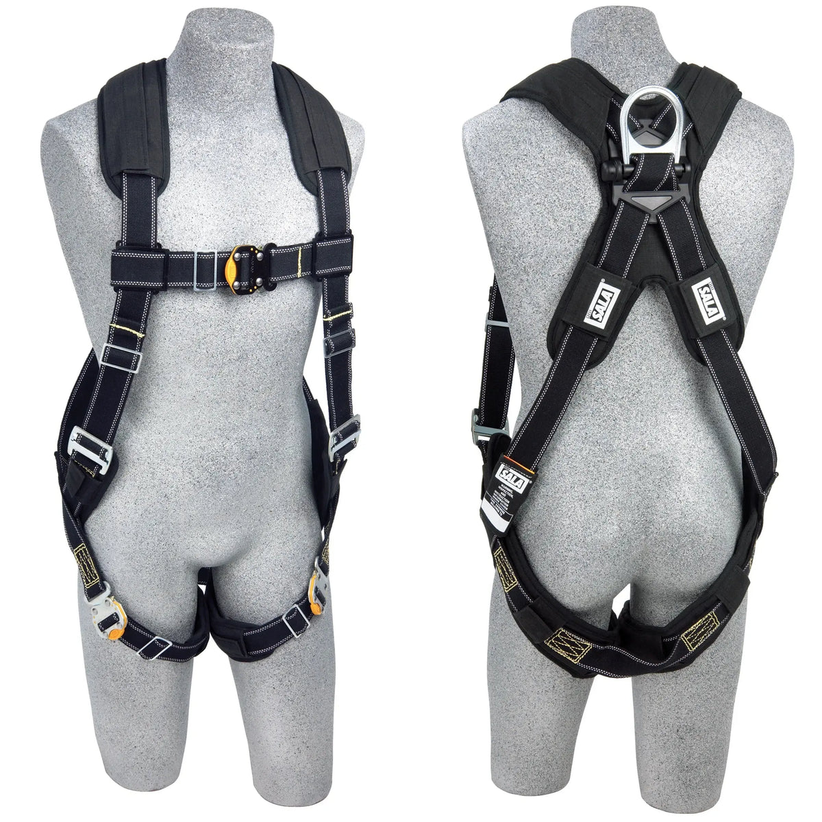 3M DBI-SALA ExoFit XP Arc Flash Harness 1100943, Small, 1 EA, front and back