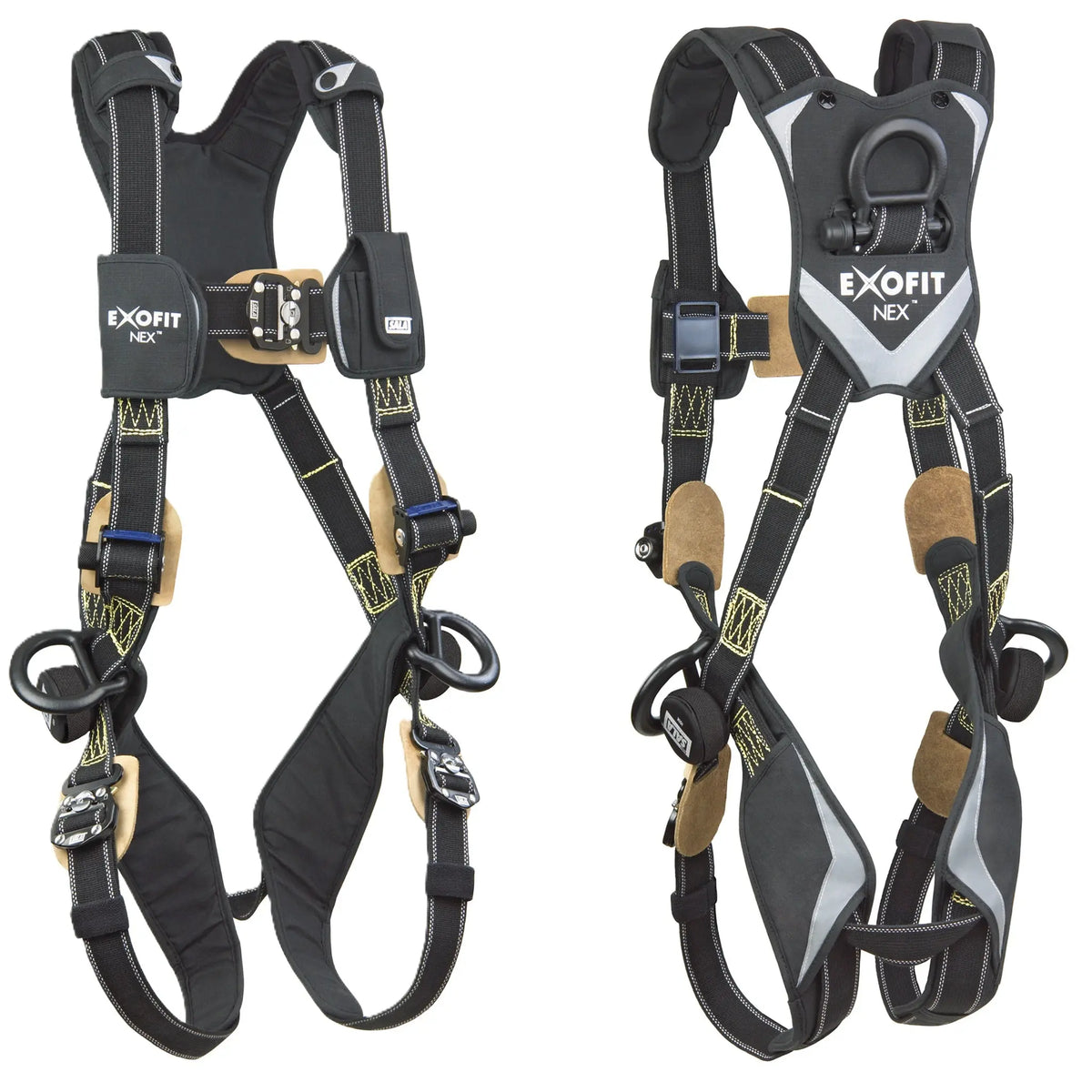 3M DBI-SALA ExoFit NEX Arc Flash Positioning Harness 1103071, Medium, 1 EA, Front and Back