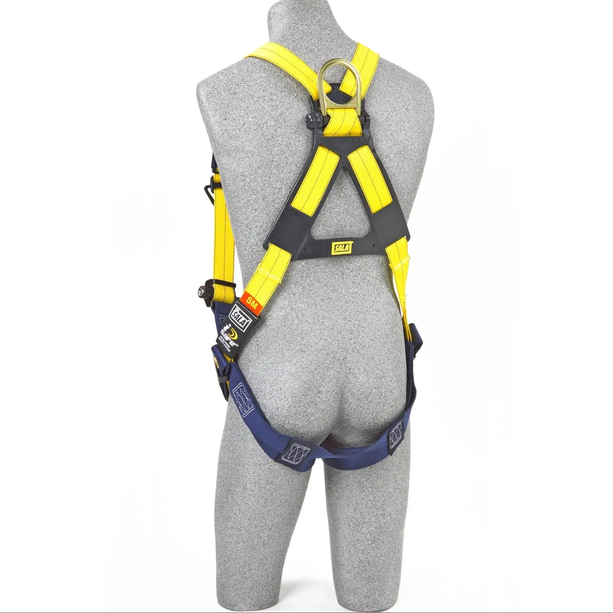 3M DBI-SALA Delta Vest-Style Harness 1106024, Large, 1 EA, Back