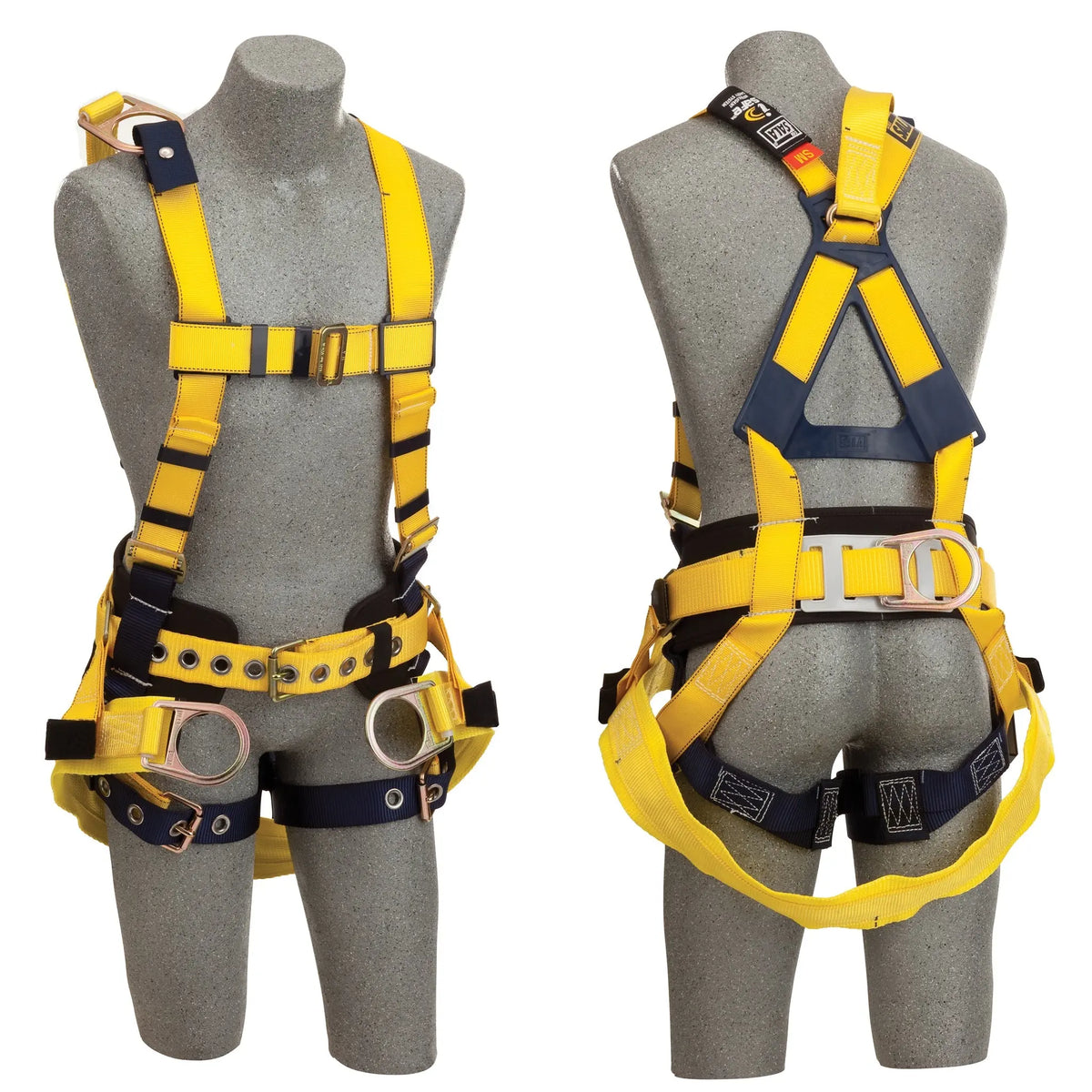 3M DBI-SALA Delta Derrick Positioning/Suspension Safety Harness 1106110, 3X, 1 Each, Front and Back