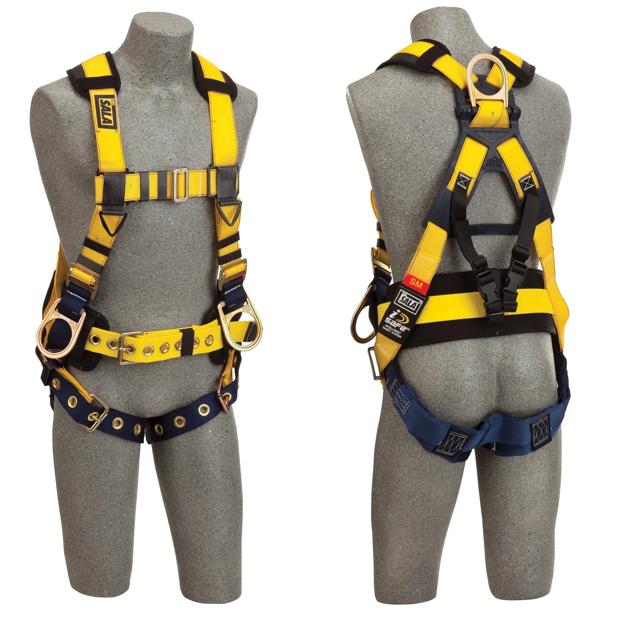 3M DBI-SALA Delta Iron Worker Positioning Safety Harness 1106411, 3X, 1 Each, Front and Back