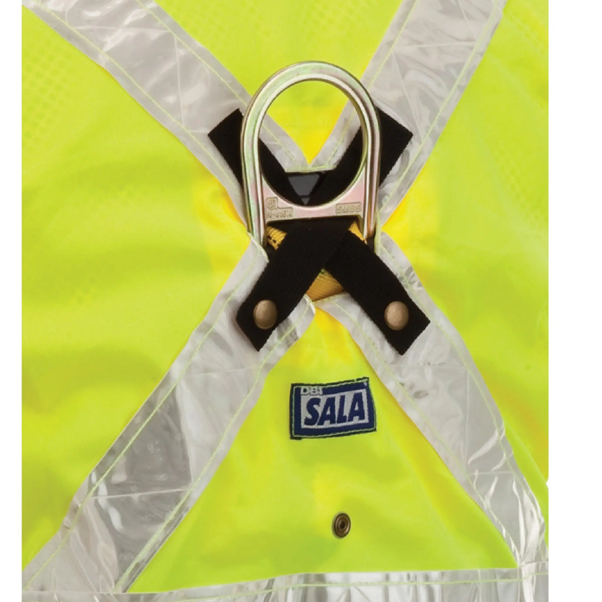 3M DBI-SALA Delta Vest Hi-Vis Reflective Workvest Harness 1107421, X-Large, 1 EA, Back D-Ring