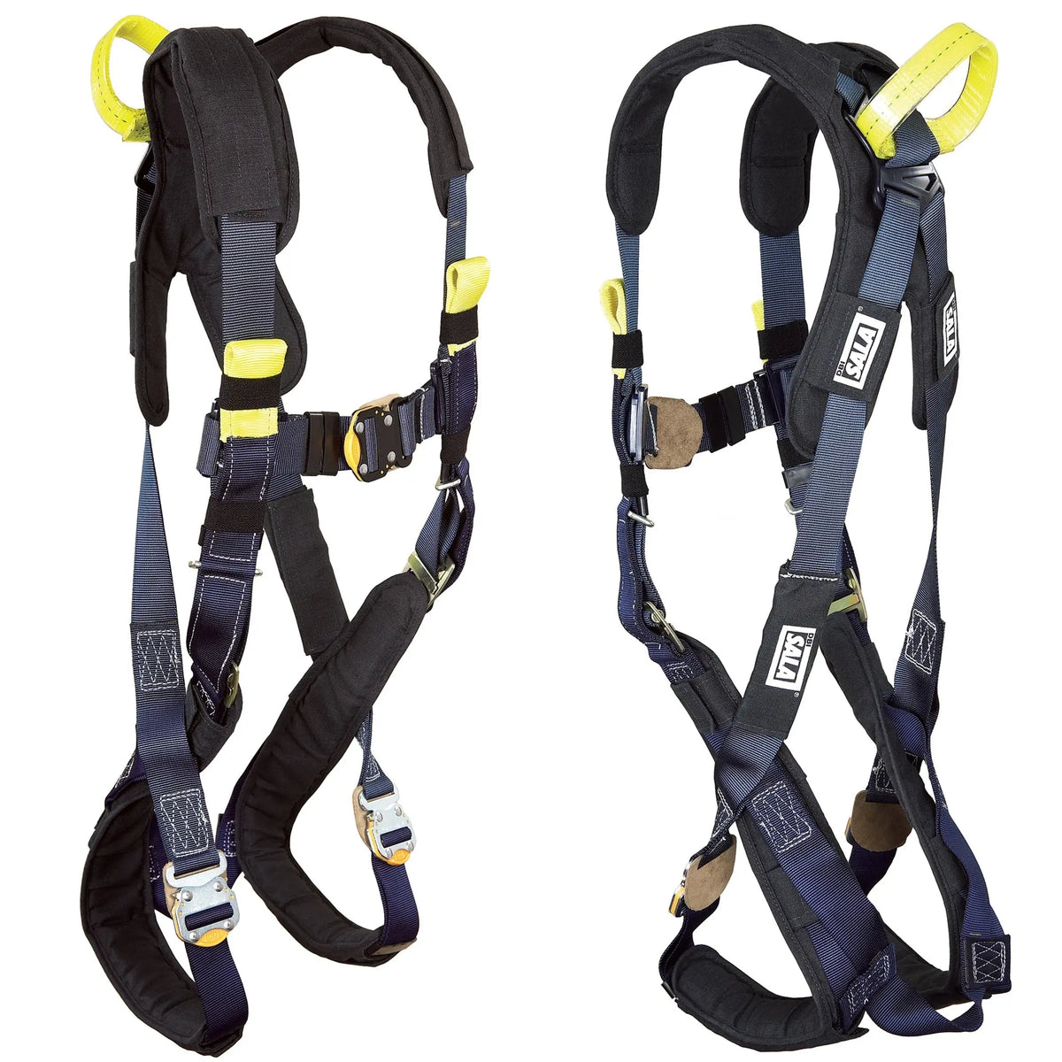 3M DBI-SALA ExoFit XP Arc Flash Harness, Dorsal/Rescue Web Loops 1110841, Large, 1 EA, Front and Back