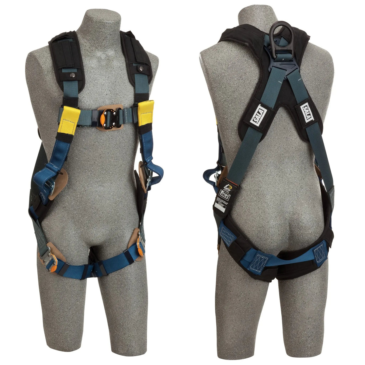 3M DBI-SALA ExoFit XP Arc Flash Harness, Rescue Web Loops 1110844, Large, 1 EA, Front and Back
