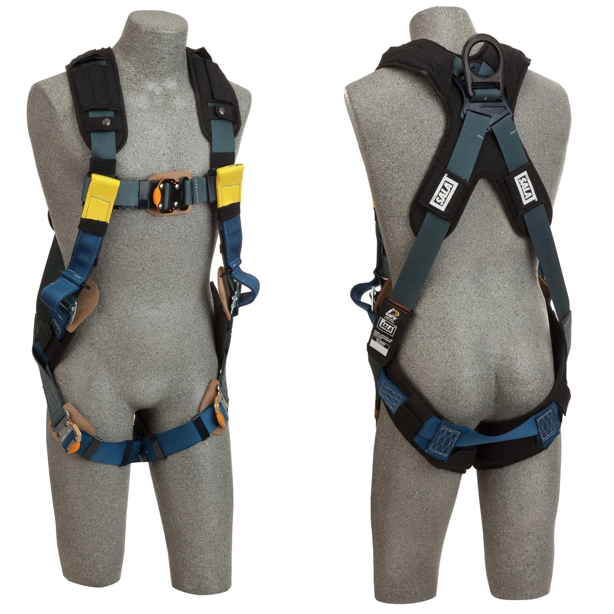 3M DBI-SALA ExoFit XP Comfort Arc Flash Rescue Safety Harness 1110960, 2X, 1 Each, Front and Back