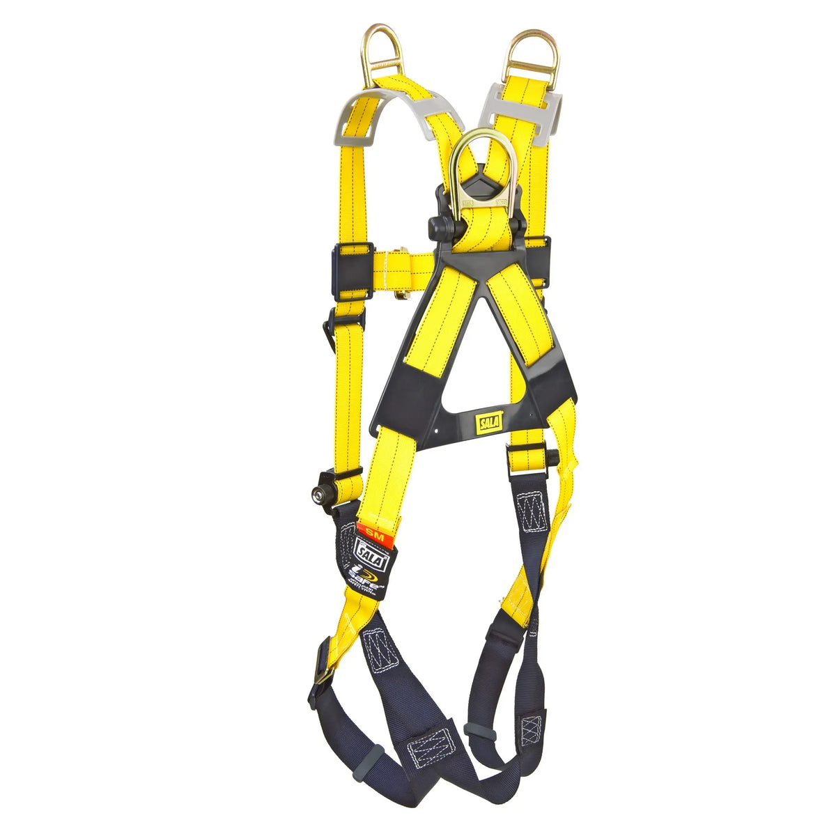 3M PROTECTA 1161206 Comfort Construction Style Positioning Harness, Black, Medium/Large/X-Large, 1 Each, Back