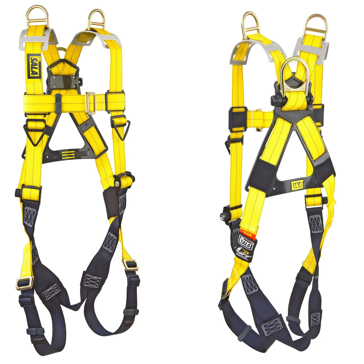 3M DBI-SALA Delta Vest Retrieval Safety Harness 1112082, 2X, Front and Back